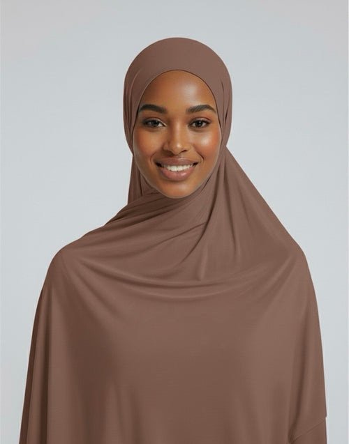 Beaver Mist Premium Jersey Hijab